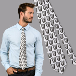 Corbata Fondo del icono de Harp