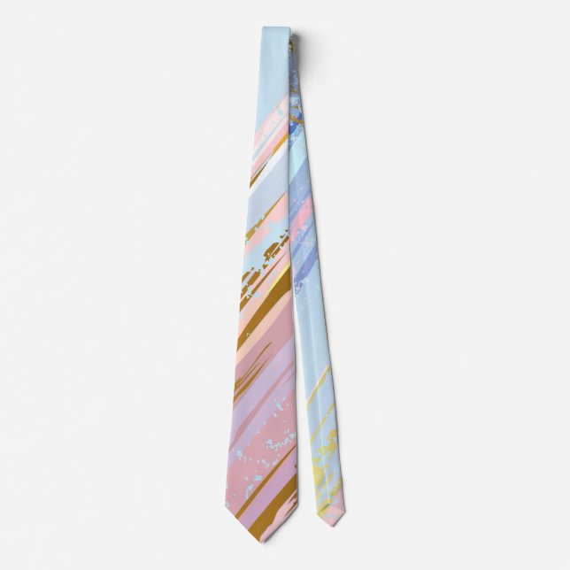 Corbata Fondo rosa texturizado (Anverso)