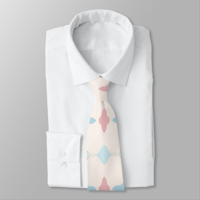 Corbata Forma de Pastel Neutral (Atado)