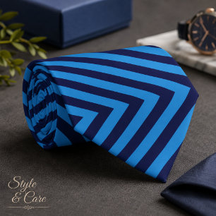 Corbata Formal a Rayas de Dos Colores Mixtos