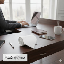 Corbata Formal Cuello Clásico Blanco Nieve