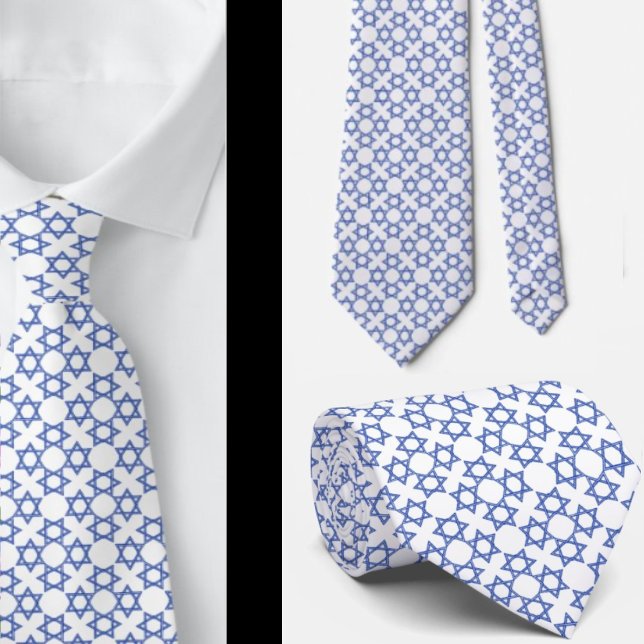 Corbata Formal de Estrellas Judías Estrella de Dav (Subido por el creador)