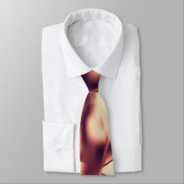 Corbata Formas curvadas, rojas o burdeos, de tono beige