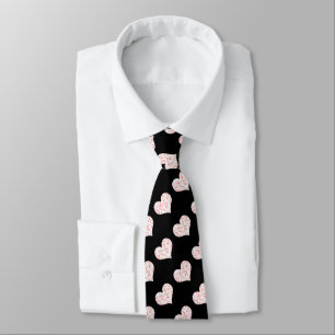 Corbata Formas de Corazón de Póquer con Tarjetas Flush,