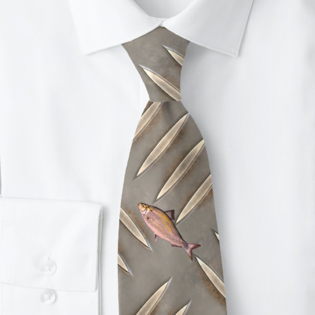 CORBATA FORMAS DE MARFIL GRIS DE COBRE KIPPER (Subido por el creador)