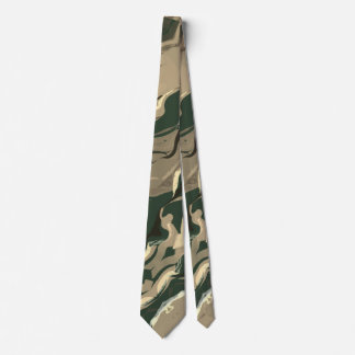 Corbata Formas Delicadas Ocultas de hojas de camuflaje