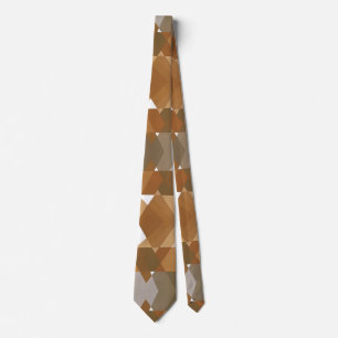 Corbata Formas geométricas de bronceado de jazz Pochoir De