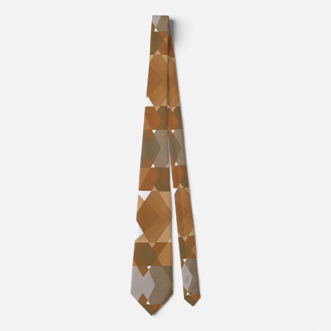 Corbata Formas geométricas de bronceado de jazz Pochoir De (Anverso)