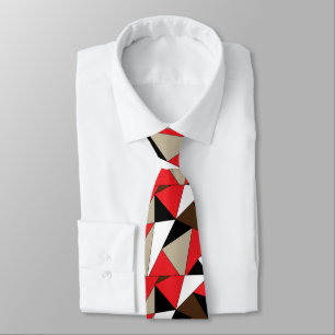 Corbata Formas geométricas modernas coloridas