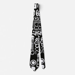 Corbata Formas modernas abstractas de garabatos