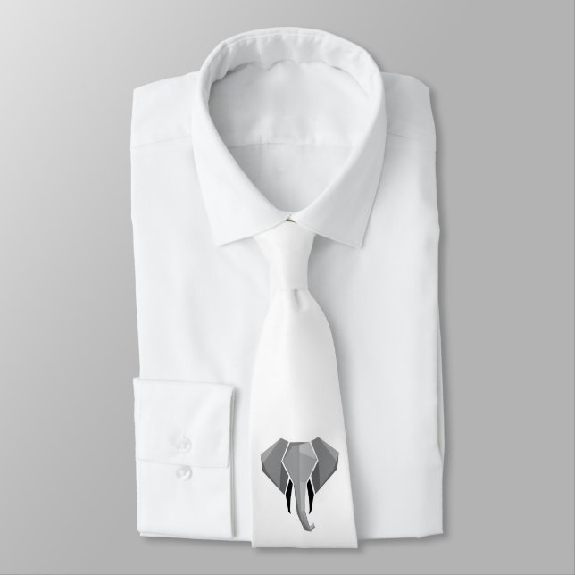 Corbata Formas simples Geometría Cabeza elefante (Atado)