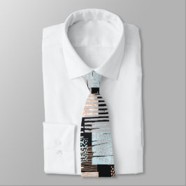 Corbata Formas y bandas geométricas