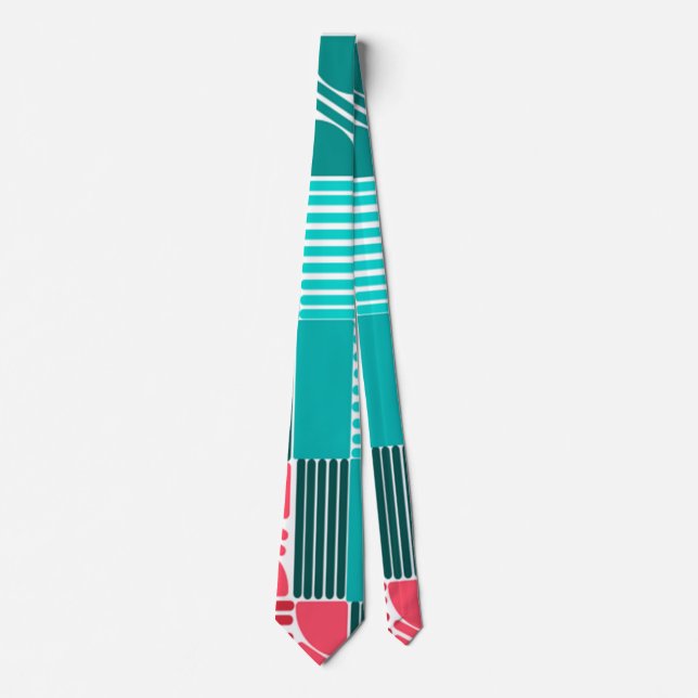Corbata Formas y líneas de Bauhaus 2 (Anverso)
