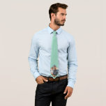 Corbata Foto de familia verde personalizado<br><div class="desc">Corbata de cuello de la foto de la familia verde personalizado. Un regalo fotográfico personalizado perfecto para un padre o abuelo en el Día del Padre,  cumpleaños o Navidades.</div>