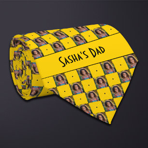 Corbata Foto de Mustard Yellow Checkpoint