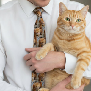 Corbata Foto de perro de gato mascota personalizada foto d