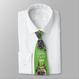 Corbata Foto divertida de perro Personalizado de padre de