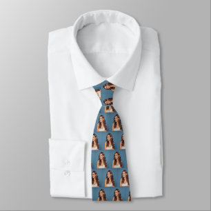 Corbata Foto familiar personalizado de la marca de cuello