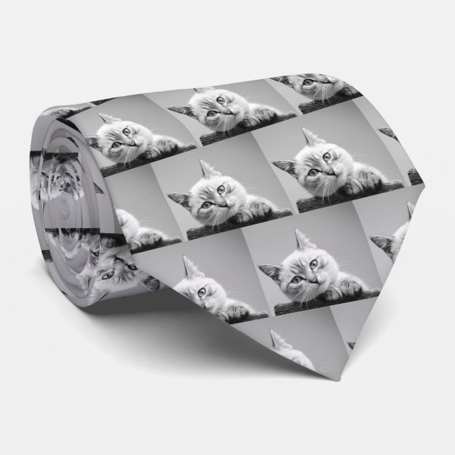 Corbata Foto Mascota Personalizada (Enrollado)