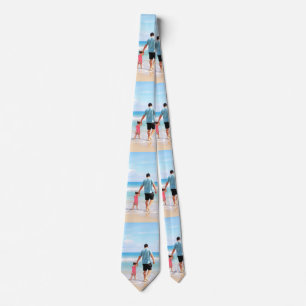 Corbata Foto personalizado Cuello de fotos de tu familia r