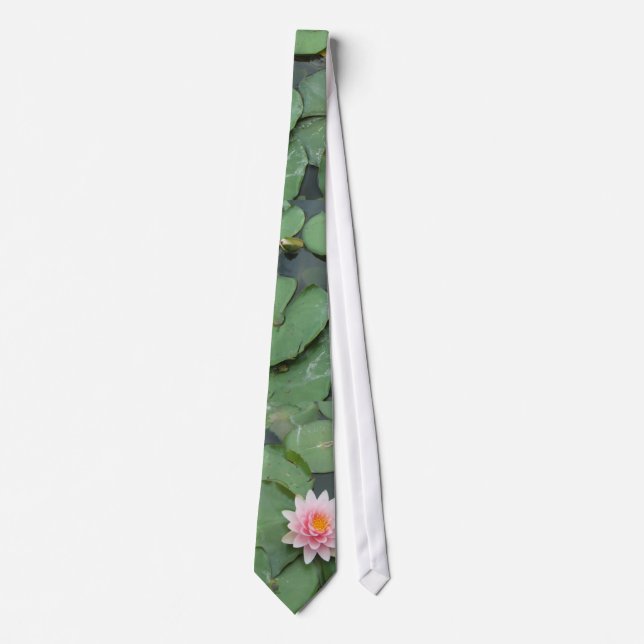 Corbata Fotografía de Bonito de almohadillas de lirio rosa (Anverso)