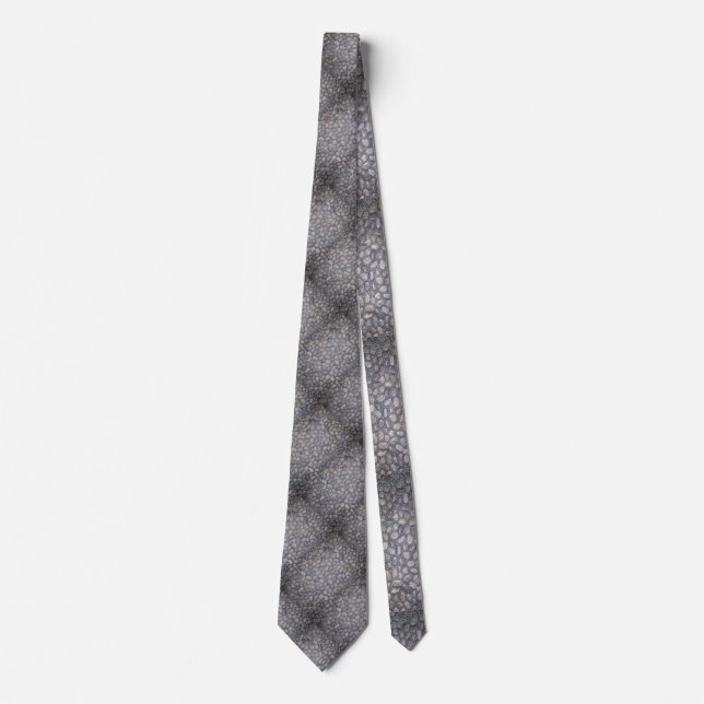 Corbata Fotografía de guijarros de piedra (Anverso)
