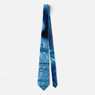 Corbata Fotografía de hielo azul