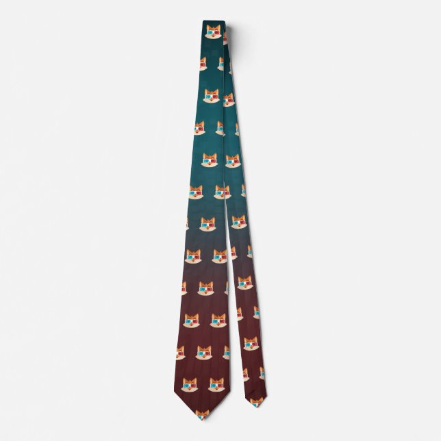 Corbata Fox - 3D (Anverso)