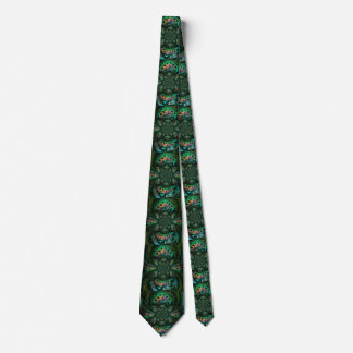 Corbata Fractal con el ojo de cerradura
