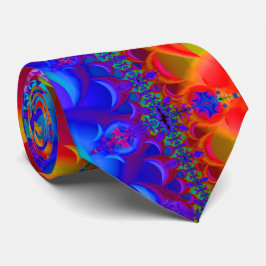 Corbata Fractal del teñido anudado