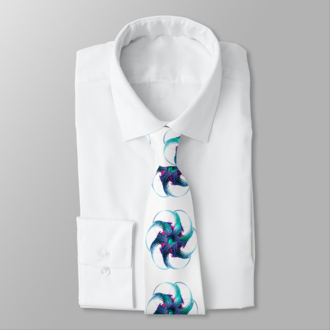 Corbata Fractal Fantasy Swirls Necs Tie (Atado)