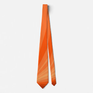 Corbata Fractal gráfico de vainilla roja, Naranja abstract