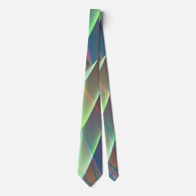Corbata Fractal Minty Pleasure (Anverso)
