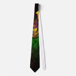 Corbata Fractal - Peacock