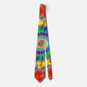 Corbata Fractal psicodélico
