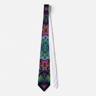 Corbata Fractales de Chakra psicodélicos Templia Tie