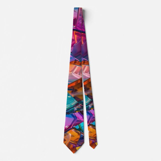 Corbata Fragmentos prismáticos (Anverso)