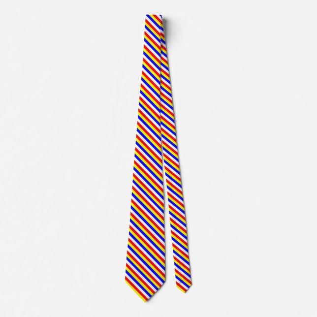 Corbata franjas de la bandera de Cabo Verde (Anverso)