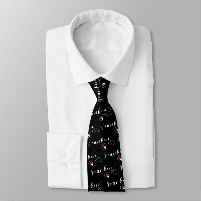 Corbata Franken, Franconia Flag Heart, Franconian (Atado)