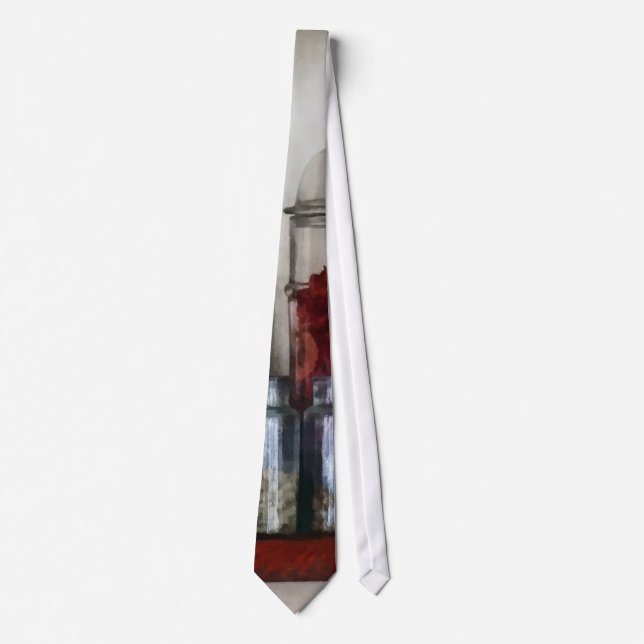 Corbata Frascos de Vintage Medicine (Anverso)