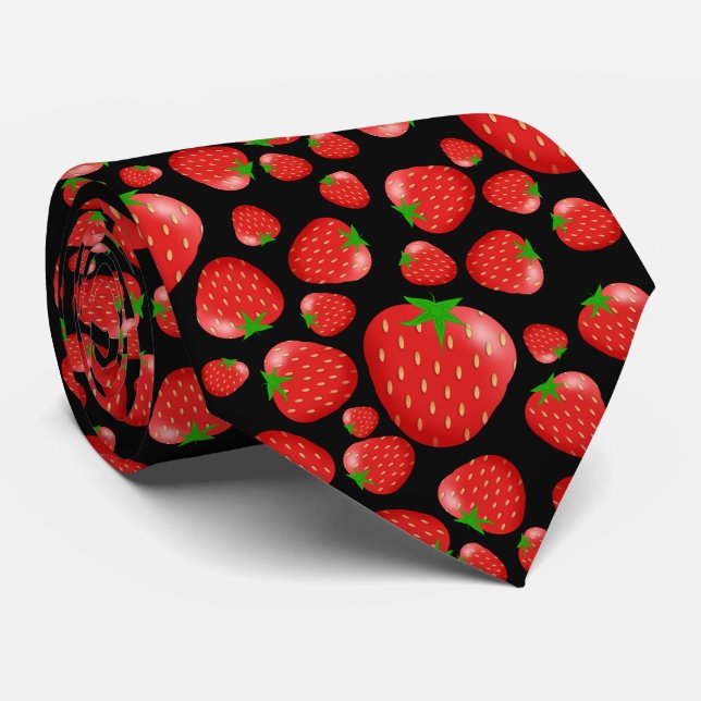 Corbata Fresas (Enrollado)