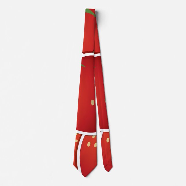Corbata Fresas funky (Anverso)