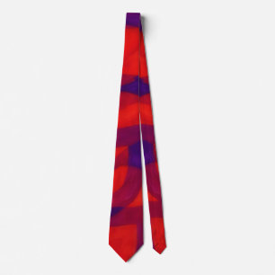 Corbata Fresca Rojo Purpúrea y Azul