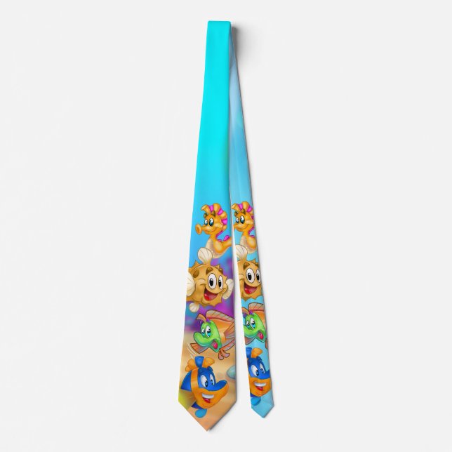 Corbata FriendFish personalizado Tie (Anverso)