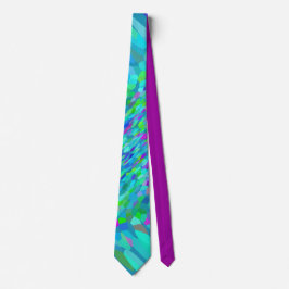 Corbata Fringe Confetti Blues