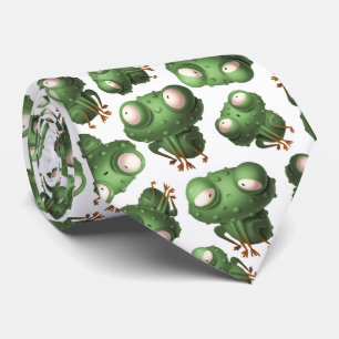 Corbata frog tiled animal pattern
