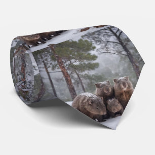 Corbata Frozen Burrow: Familia Wombat australiana,