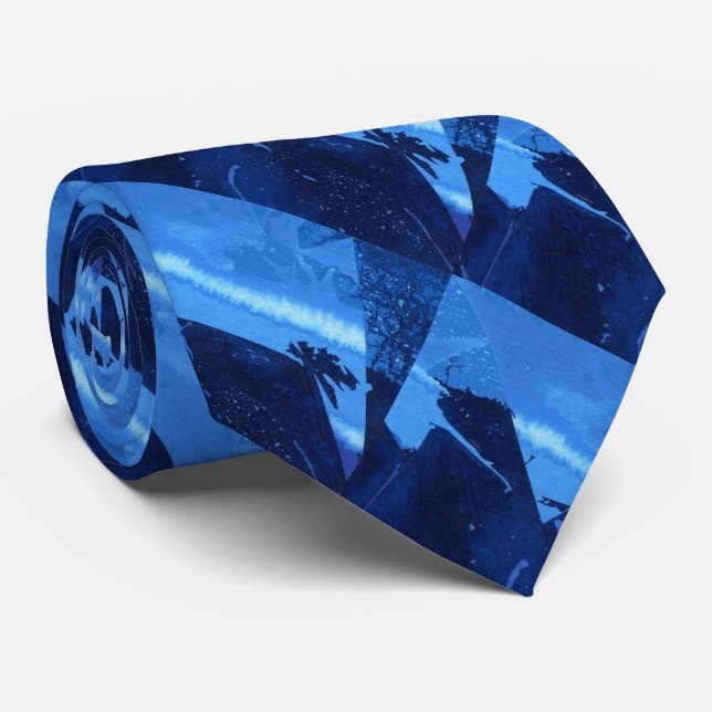 Corbata "Frozen Ridge #2" Resumen de diseño (Enrollado)