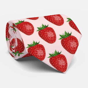 Corbata fruta fresca de fresa