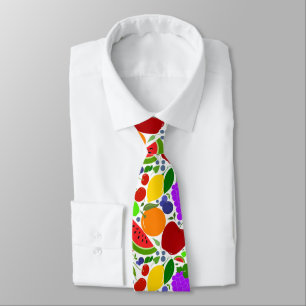 Corbata Frutas Coloridas de Verano 